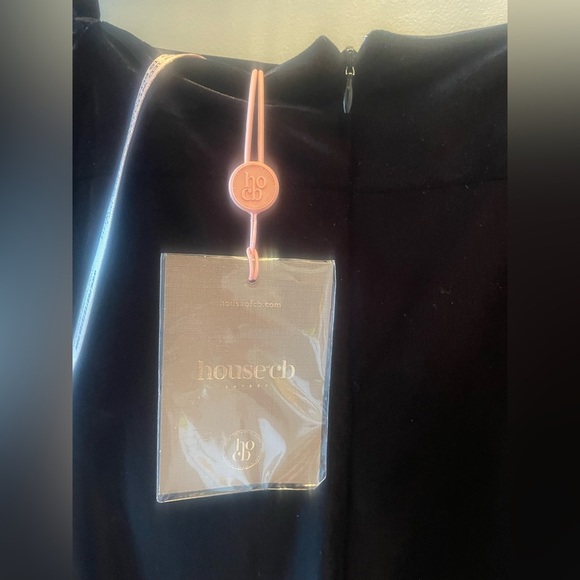 House of CB Black Velvet Babydoll Dress - Picture 11 of 12